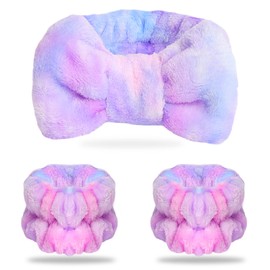 WSYUB Spa Headband and Matching Wrist Bands for Washing Face