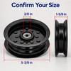 Flat Idler Pulley for Husqvarna and Poulan Pro Mowers, Replaces