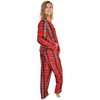 Angelina Women's Pajama Set Cozy Fleece with Notch Collar and