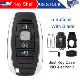 Unbranded FOR LINCOLN MKZ MKC MKX SMART KEY KEYLESS REMOTE KEY FOB CASE SHELL 164-R8154