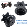 Baceyong Universal Racing/Rallye/Racing Quick Release Car Steering Wheel Hub Hub