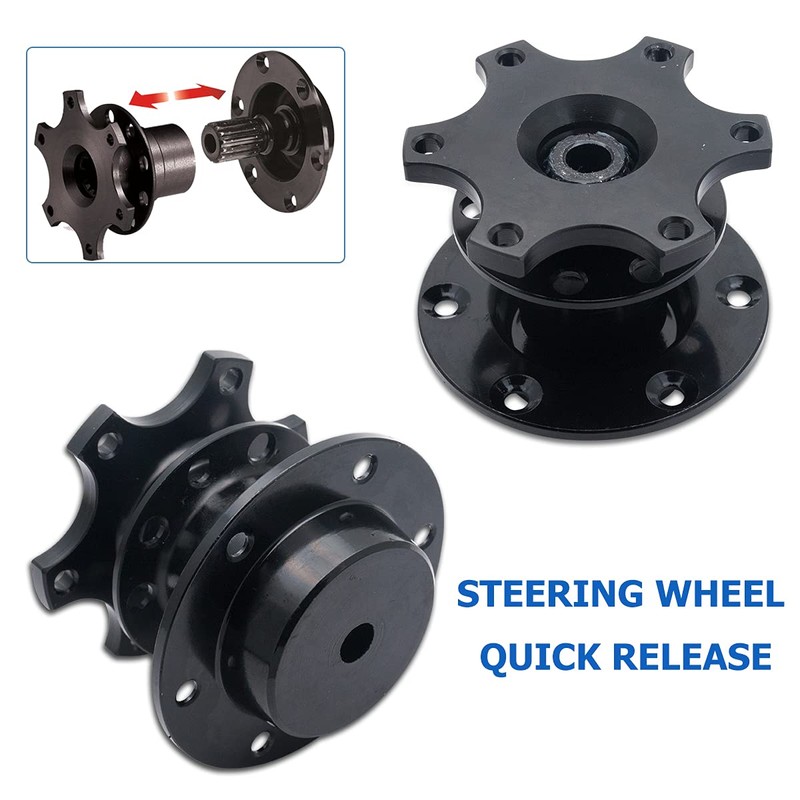 Baceyong Universal Racing/Rallye/Racing Quick Release Car Steering Wheel Hub Hub