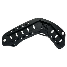 Tacticaldealer Black Add-on Retrofit Accessory ARC Rail HGU-56 Pilot Flight Helmet Short Rails