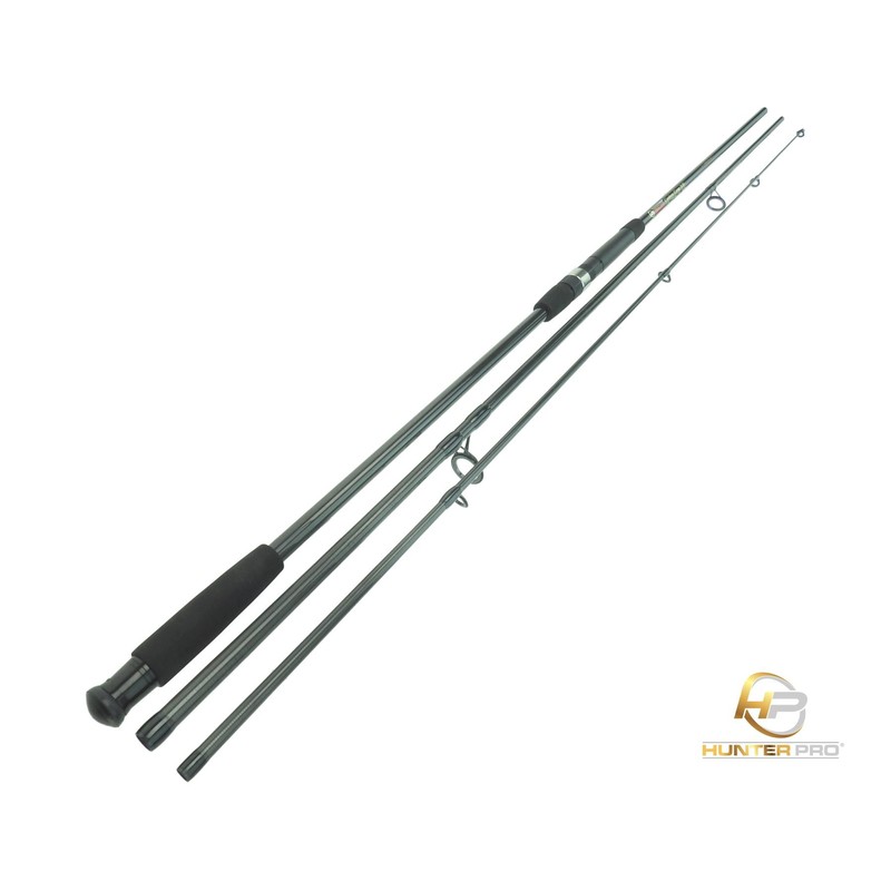 3 X 12ft Carbon Fibre Carp Rods. Hunter Pro SLR