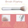 3 Color Matte Pink Blush Palette with Brush, Long Lasting