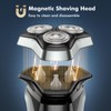 Electric Razor for Men, Rechargeable Electric Shaver with Pop-up Trimmer