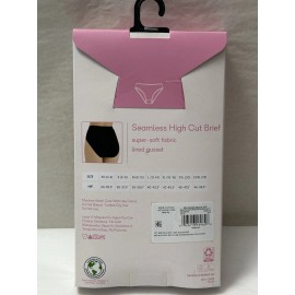 Joyspun New JOYSPUN Womens 6 Pair High Cut Brief Underwear Panties Size 8-10 MEDIUM (E23