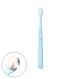 KnocKconK Cat Toothbrush with Mini Soft Head, Pet Teeth Deep Clean Dense Brush, Safe and Effective Oral Care, Small Dog Tooth Brush Away Bad Breath(Pink, Blue)