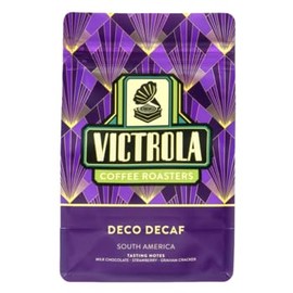 Victrola Coffee Roasters "DECO Decaf" Medium Roasted Organic Whole Bean Coffee - 12 Ounce Bag