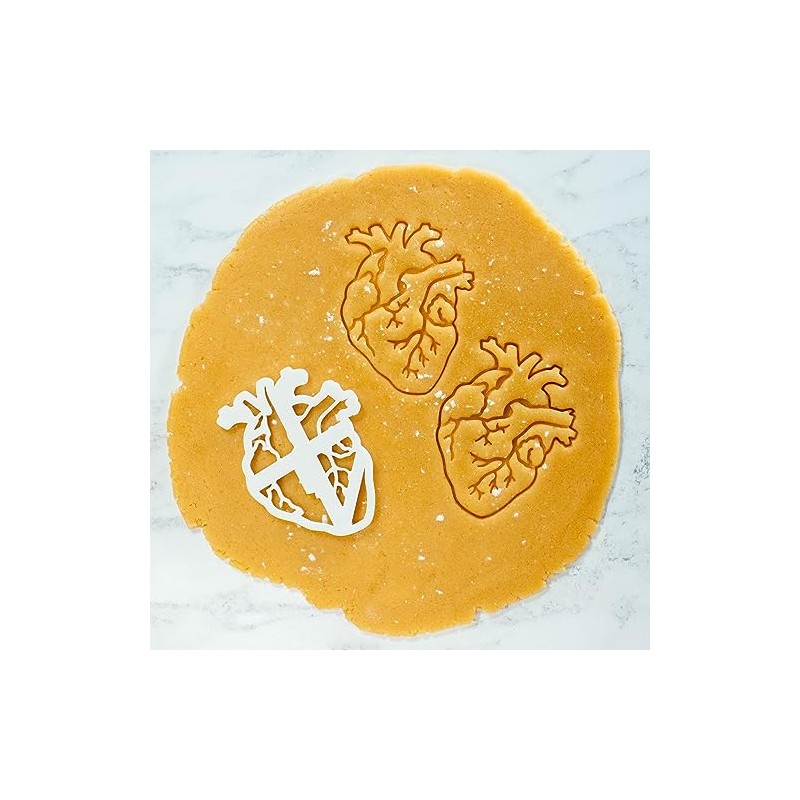Cortador de galletas anatómico Corazón, 1 pieza - Bakerlogy