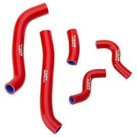 Tusk Radiator Hose Kit Red Compatible with Honda CRF450RL 2021-2026/CRF450X 2019-2026