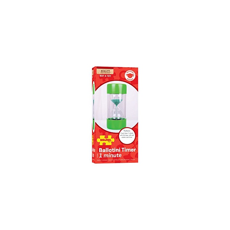 Bigjigs Toys Ballotini Sanduhr (1 Minute)