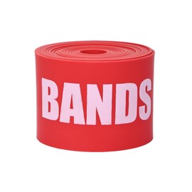 A-TAPE Muscle Floss Bands (5’ Ft Long X 2” inch Width)- Compression Bands - for Improving Movement, Increasing Circulation & Reducing Soreness (Red (Heavy))