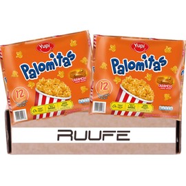 Palomitas Yupi Caramelo (24 Pack) The most delicious Caramel popcorn-looking snack Colombian snacks Colombian food dulce colombiano mecato colombiano