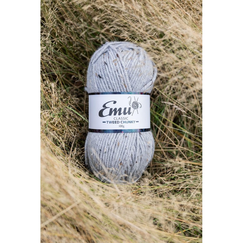 Emu Classic Tweed Chunky Acrylic Blend Yarn 100g Ball 150m,
