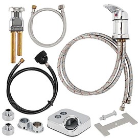 LukLoy Salon Shampoo Bowl Faucet Vacuum Breaker Kit with Shampoo Bowl Hose and Sprayer Replacement Part for Shampoo Bed,Hair Salon Sink Faucet Sprayer Hose Set