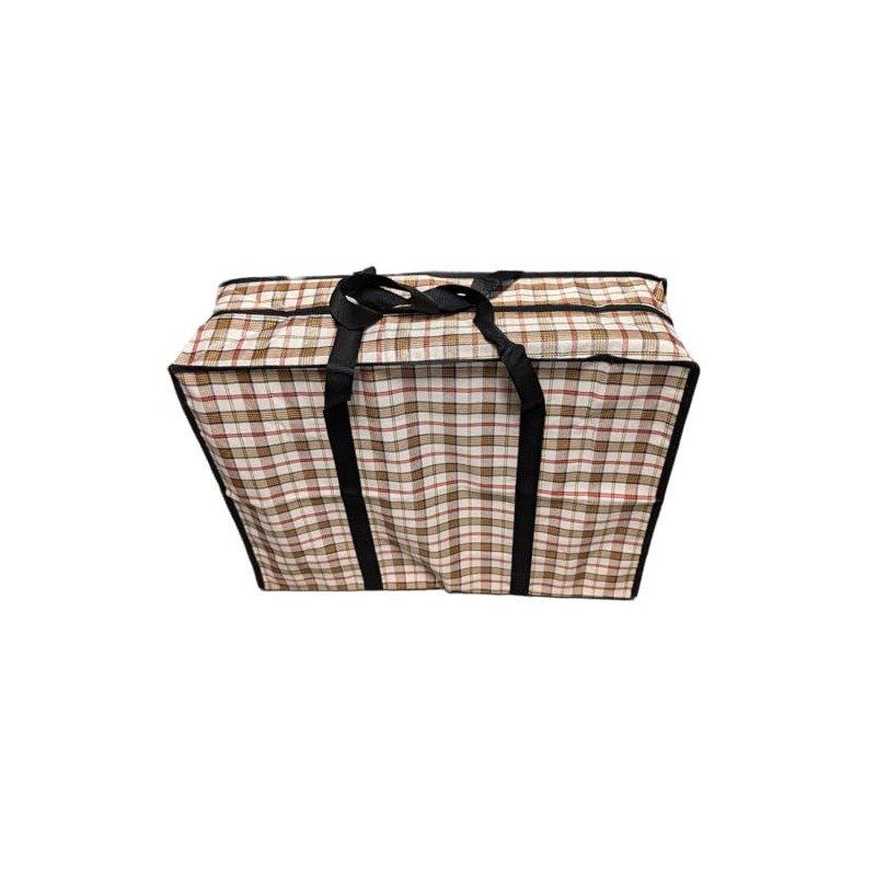Extra Strong Checkered Design Laundry Storage Bag – Durable and