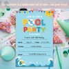 WENFLY Pool Party Invitation Cards, Summer Swimming Party for Birthday