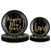 Happy New Year Eve Party Supplies Nye Decorations 2025 Tableware,
