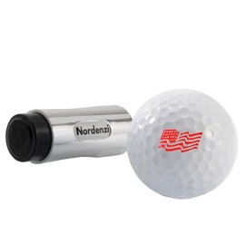 Golf Ball Stamp to Identify Golf Balls, American Flag Nordenzi Golf Ball Personalizing Kit, USA Golf Ball marker stamp gift set, Golf Ball Stamper