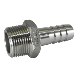 Flowbal Hose Nipple Stainless Steel Threaded Fitting VCH-S13-0834 1"x34