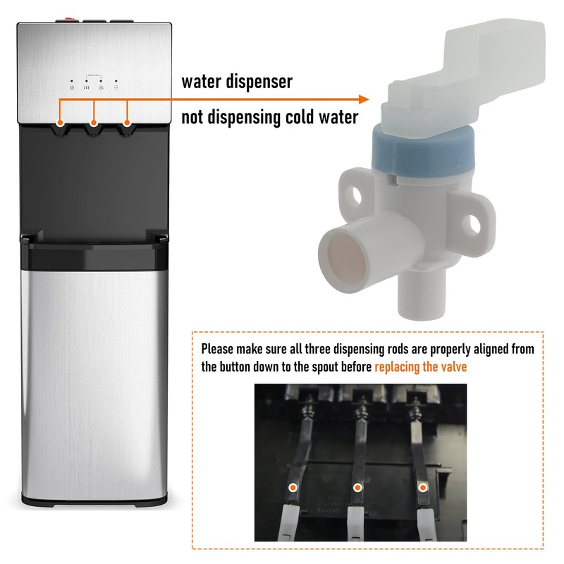 Water Dispenser Valve Assembly OEM Replacement Part Compatible with Avalon,