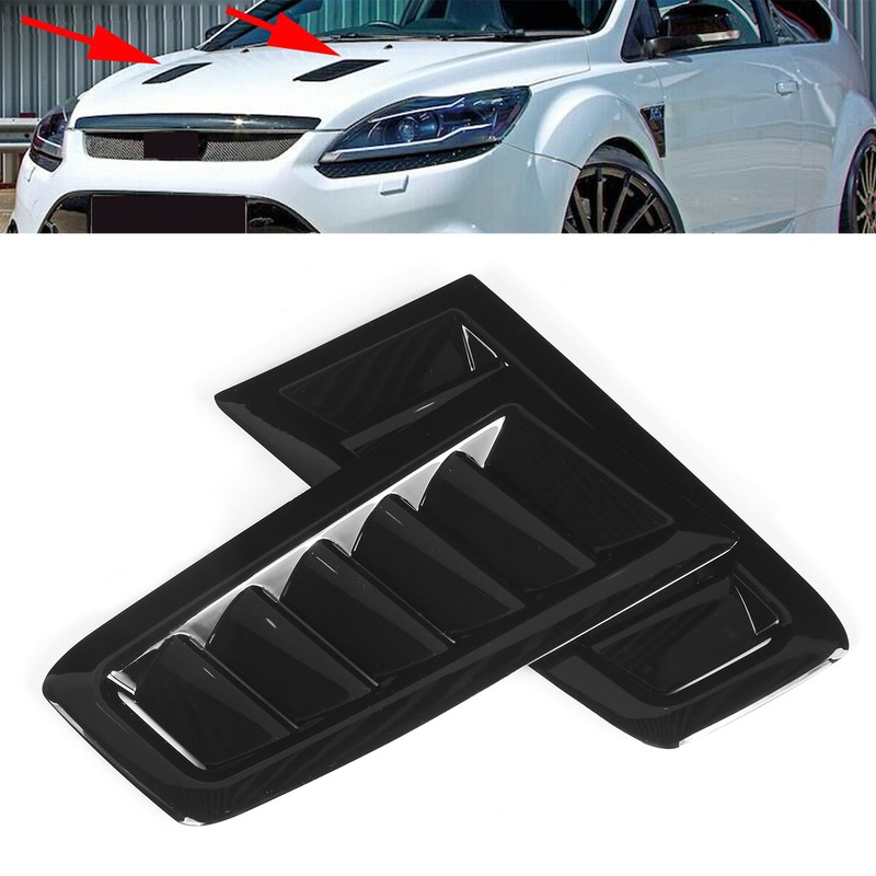 Pair of Front Bonnet Vents Hood Air Outlet Replacement for