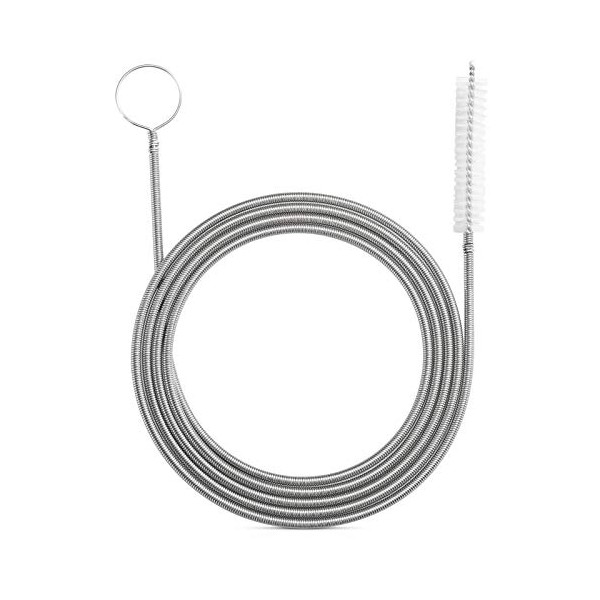 LiteTour Extra-Thick Flexible Feeding Tube and Drain Cleaning Brush: Stronger