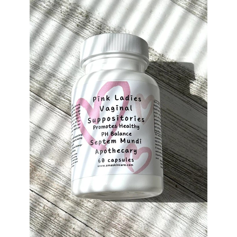 Septem Mundi Apothecary 60 Boric Vaginal Suppository 600Mg Pure Applicator