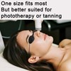 Fukaisu 2 Pairs Tanning Goggles, Tanning Bed Eye Sun Protection