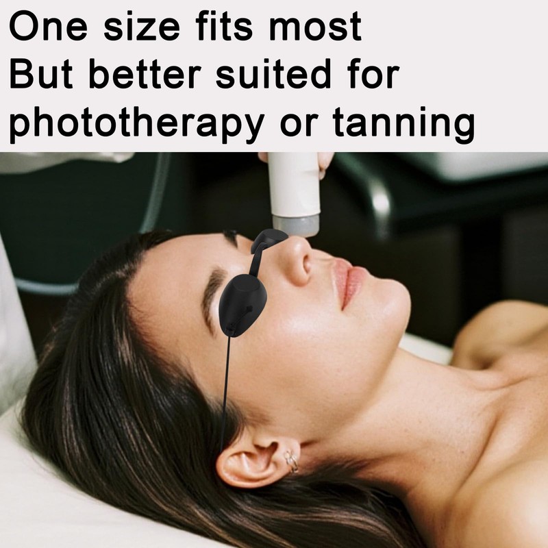 Fukaisu 2 Pairs Tanning Goggles, Tanning Bed Eye Sun Protection