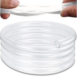 Clear Flexible Tubing,6mm ID x 8mm OD,3 Metres Tube Hose Water Pipe, Also for Transfer Water Oil air, Plastic Flexible Tube Pipe