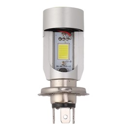 Motorcycle Headlight Bulb with Light Ring Integrated Near Far Light Headlamp Bulb for Motorbike Scooter Three Claws