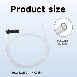 LEYURISE Ice Maker Fill Tube and Water Line Assembly Compatible with Whirlpool Maytag KitchenAid Jenn-Air Amana Kenmore Replace#: W11415785 67006317 AP6978206 W11232485 12961401 4958118 PS12745424