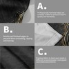 Miaoquhe Black Gold Marble Hand Towel Set of 2, Marble