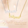 Custom4U Customisable Stainless Steel Women's Name Necklace, Carrie-Style Necklace in