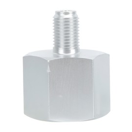 Aluminum CO2 Regulator Adapter Connector Fitting Accessories for Homebrew Beer3/8 to W21.8