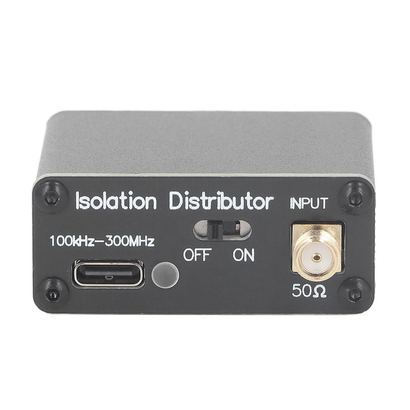 Eujgoov Active RF Splitter Isolation Distributor, Wide Frequency Range, Isolator