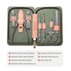 Manicure Pedicure Set, 7-piece Professional Nail Care Nail Clippers Case