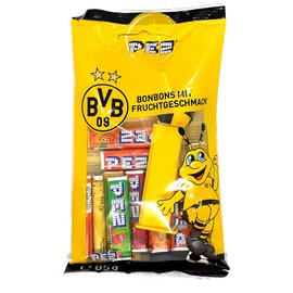 BVB Borussia Dortmund PEZ Dispenser with Refills 85 g