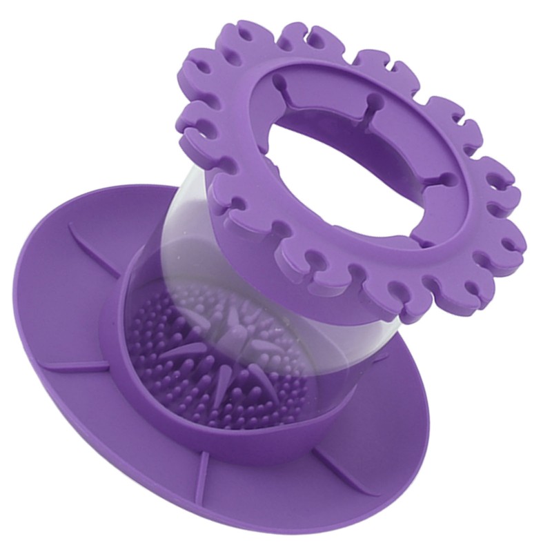 Makeup Brush Cleaner Round Detachable Brush Scrubber Board Cleaner Multifunctional