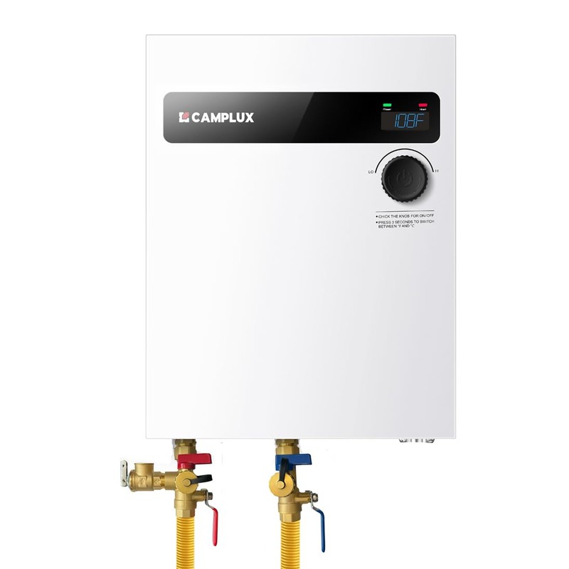 CAMPLUX 3/4 Inch IPS Isolator Tankless Water Heater Service Valve