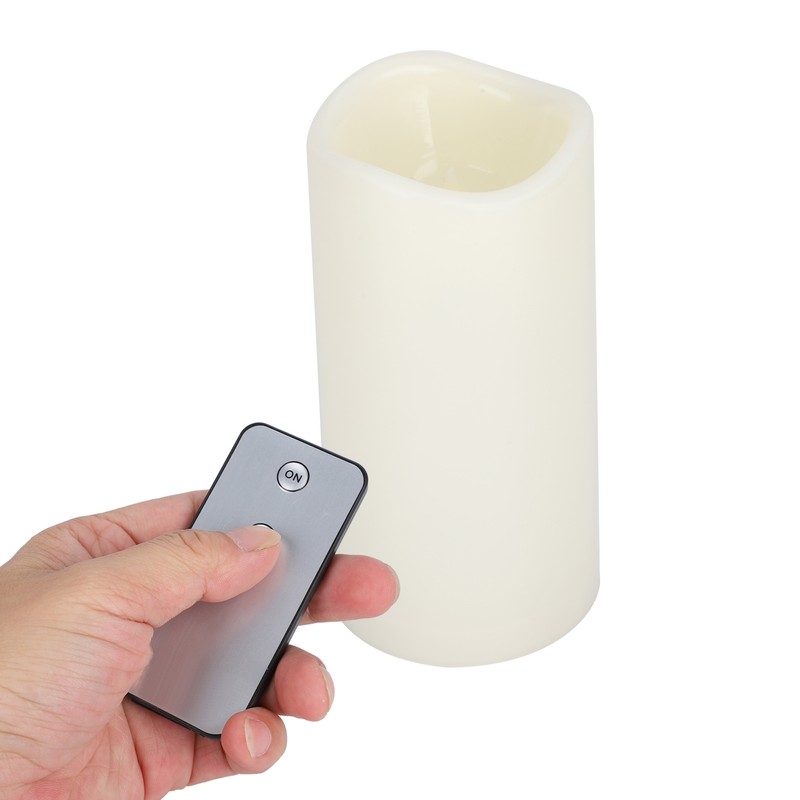 3PCS Remote Control Electronic LED Simulation Candle Lamp for Home