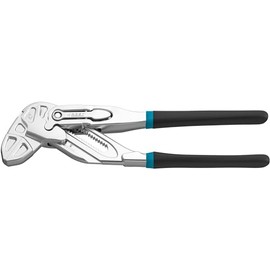 HAZET Pliers Wrench 762-18, Length 180 mm, Fine Locking Spacing, 19 Positions, Quick Adjustment, Chrome-Plated and Corrosion-Resistant Pliers Legs, Ergonomic Handles