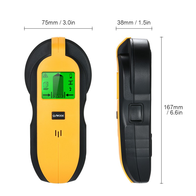 Stud Finder Sensitive Auto Calibration LED Display Screen 4 in