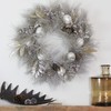 Northlight Unlit Glitter Champagne Gold Pomegranate Apple Pine Cone and