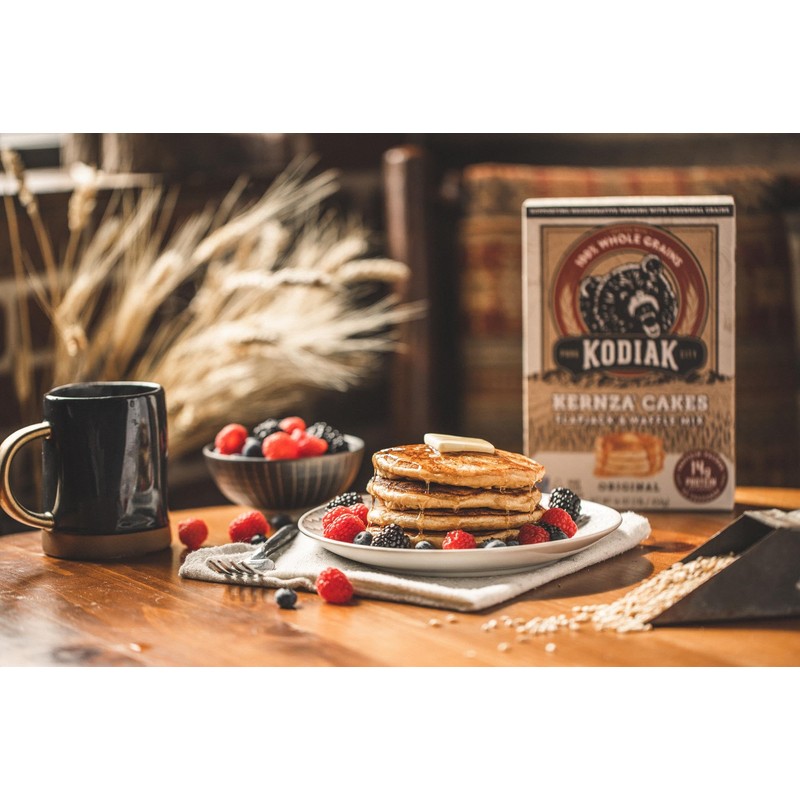 Kodiak Kernza Power Cakes, Pancake & Waffle Mix, Original, High