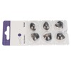 6pcs Silicone Click Sleeve Accessory Protect Ears Washable Sound Amplifier