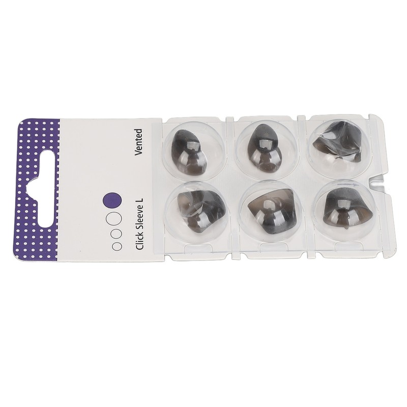 6pcs Silicone Click Sleeve Accessory Protect Ears Washable Sound Amplifier