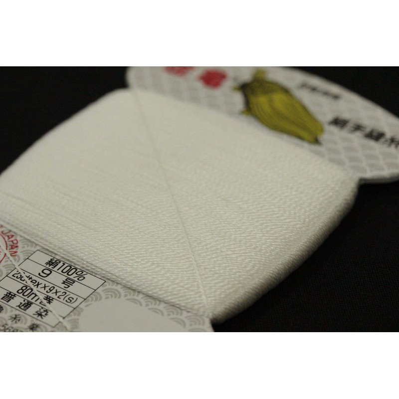 Hand Sewing Thread "Silk Thread No. 9 80 m Card